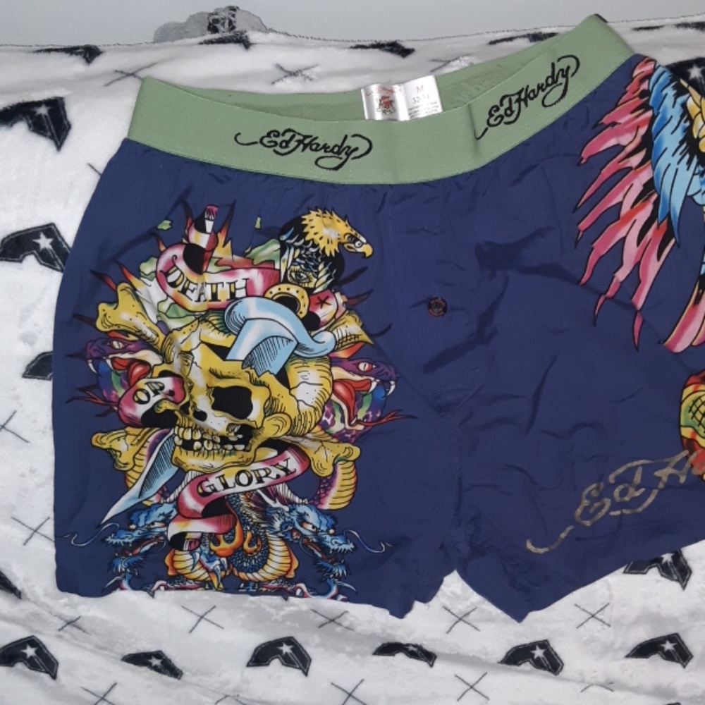 Ed hardy men boxer underwear shorts